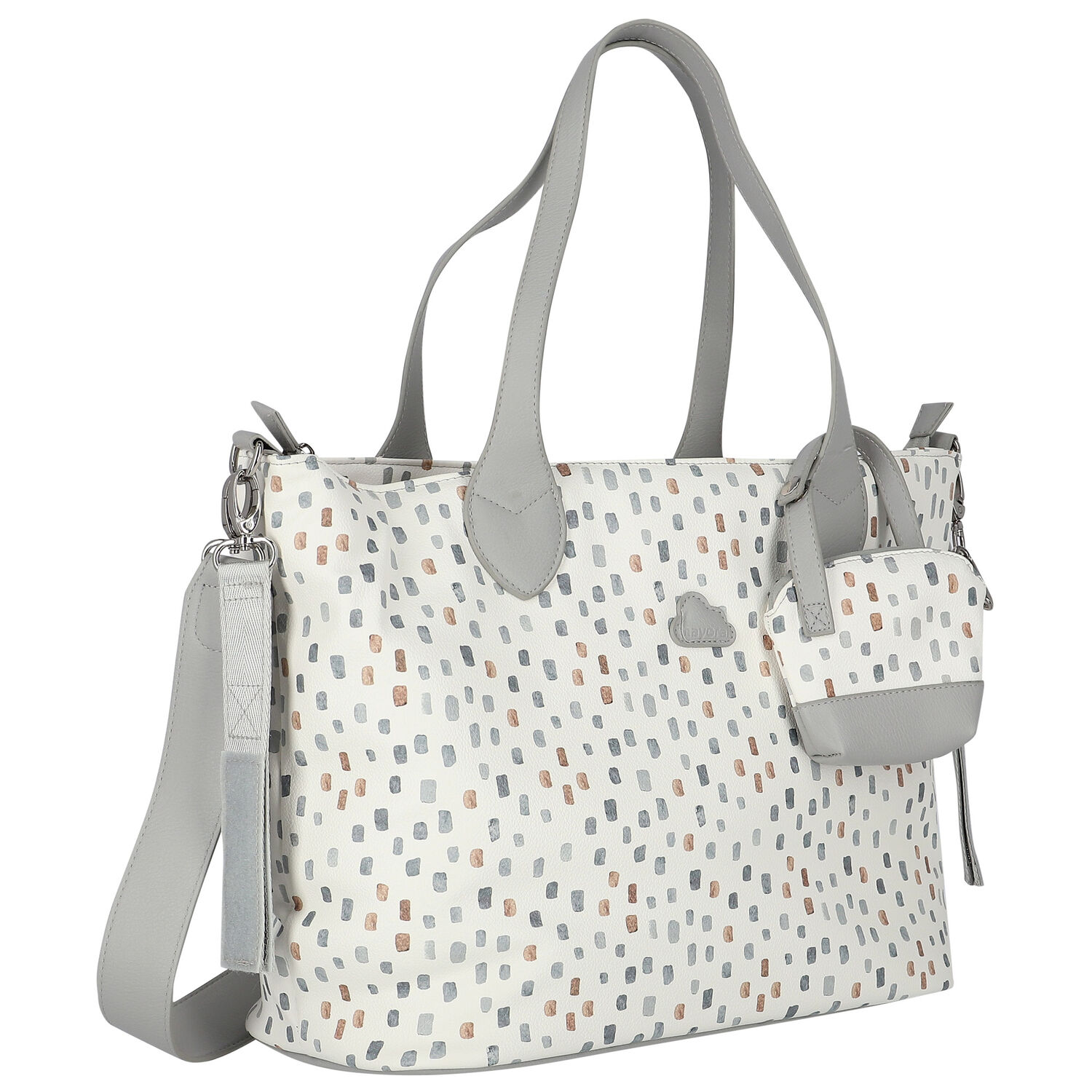 Ivory & Grey Baby Changing Bag, 3, hi-res image number null